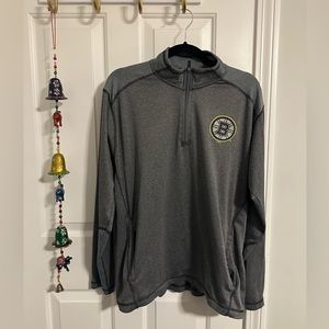 NHL- Bruins Half Zip Pull Over Top